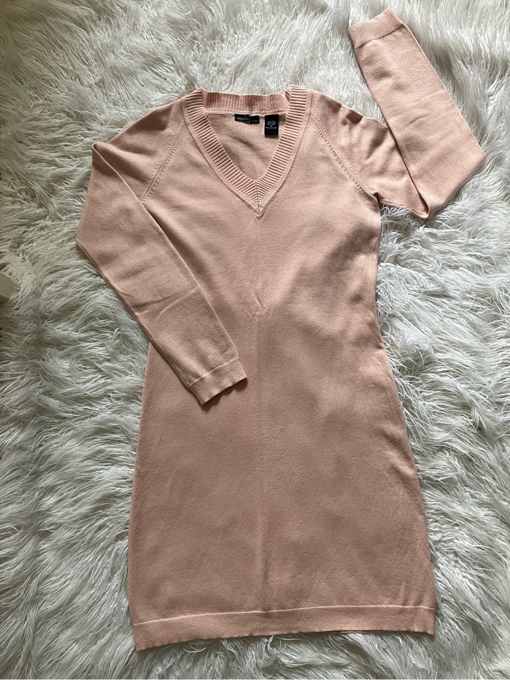 Moda Pink Sweater Dress